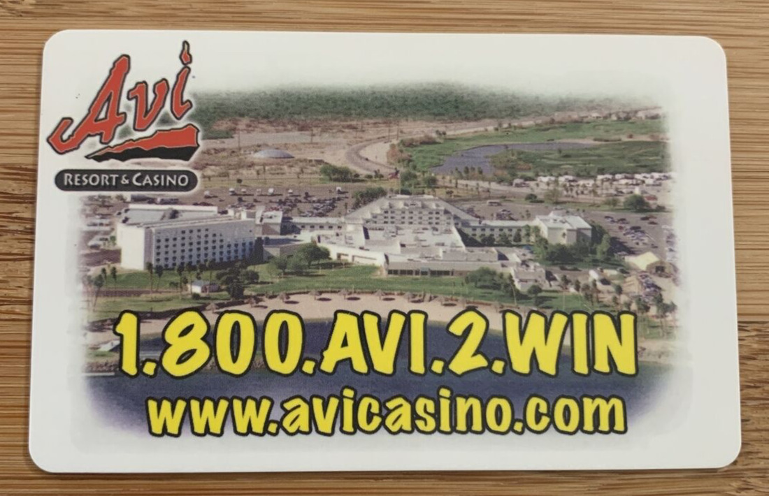 Avi Resort & Casino Laughlin Ppc Casino Room Key Card  1.800.avi.2.win