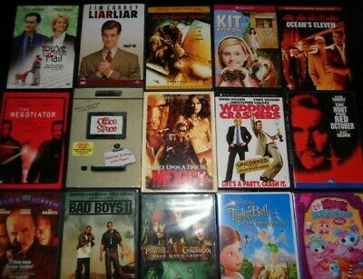 Lot Of 100 Used Assorted Dvd Movies - 100 Bulk Dvds - Used Dvds Lot - Wholesale