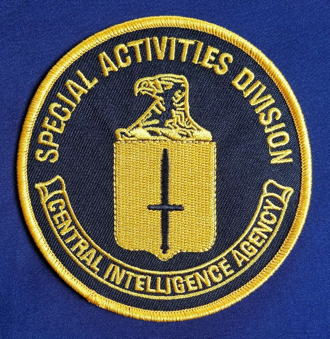 Central Intelligence Agency Cia Sad Special Activities Division Collectors Patch